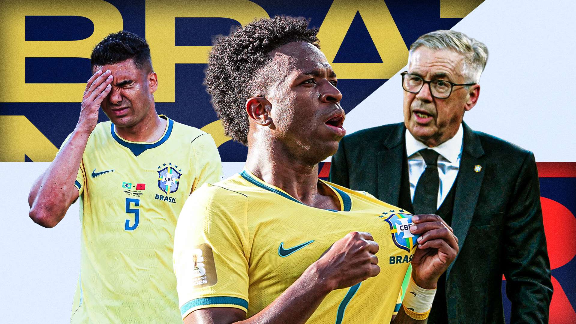 Vini dazzles but Ancelotti’s Brazil show frailties vs. Morocco  