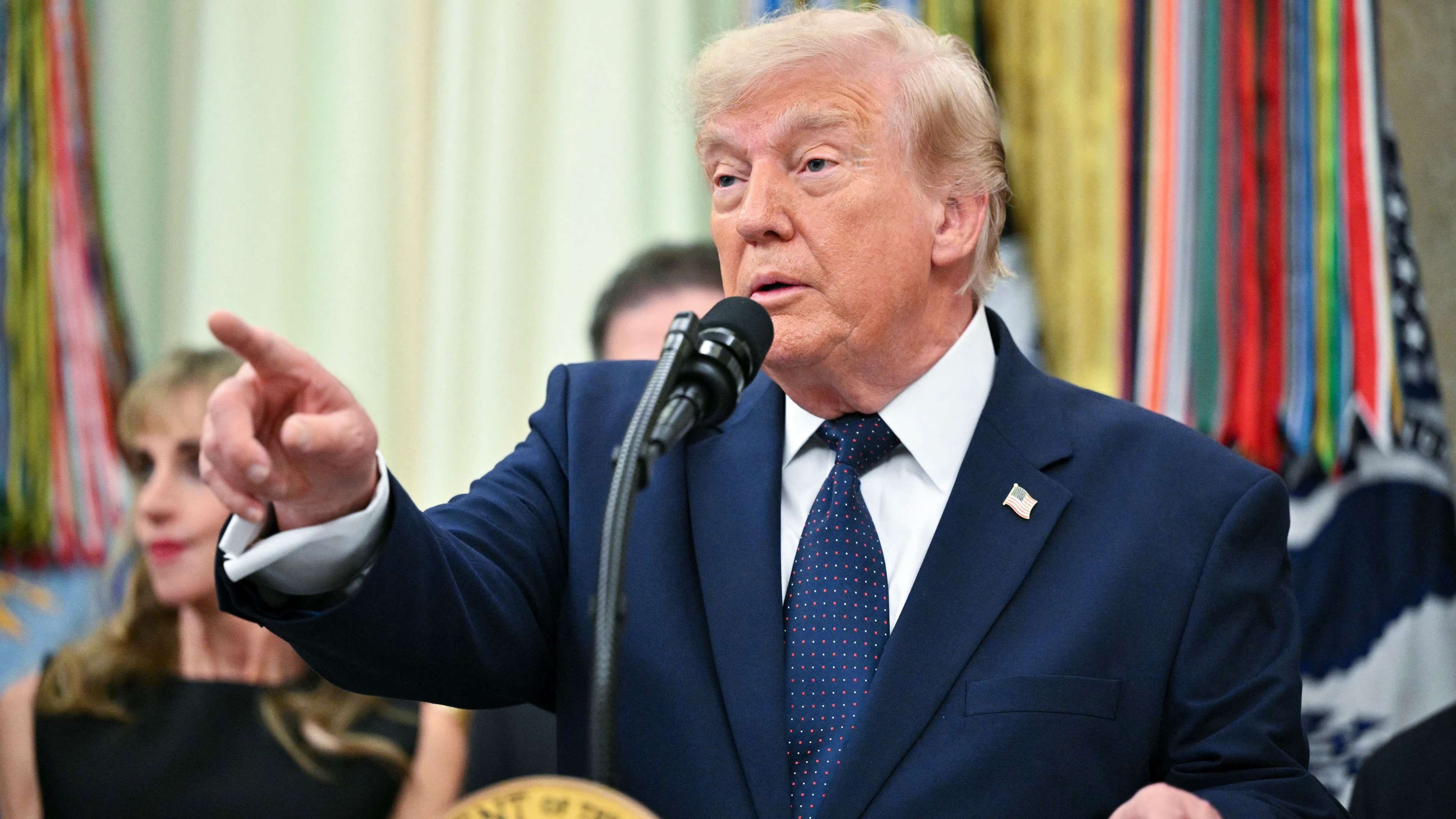 Trump admits he asked Infantino to review Balogun red card  