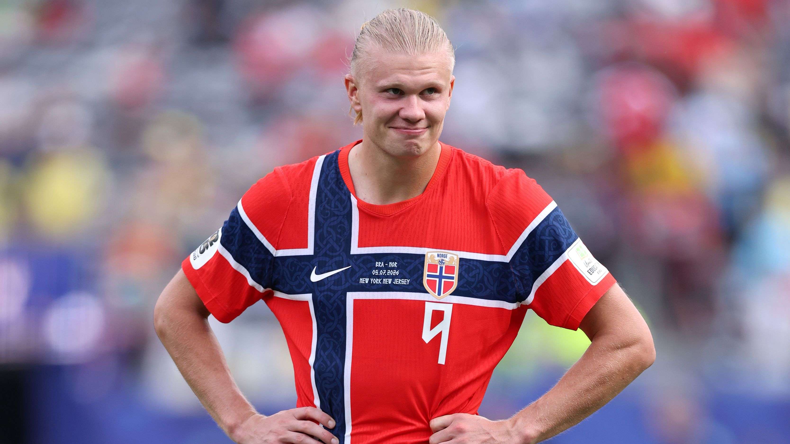Haaland puts 'all the pressure' on England  