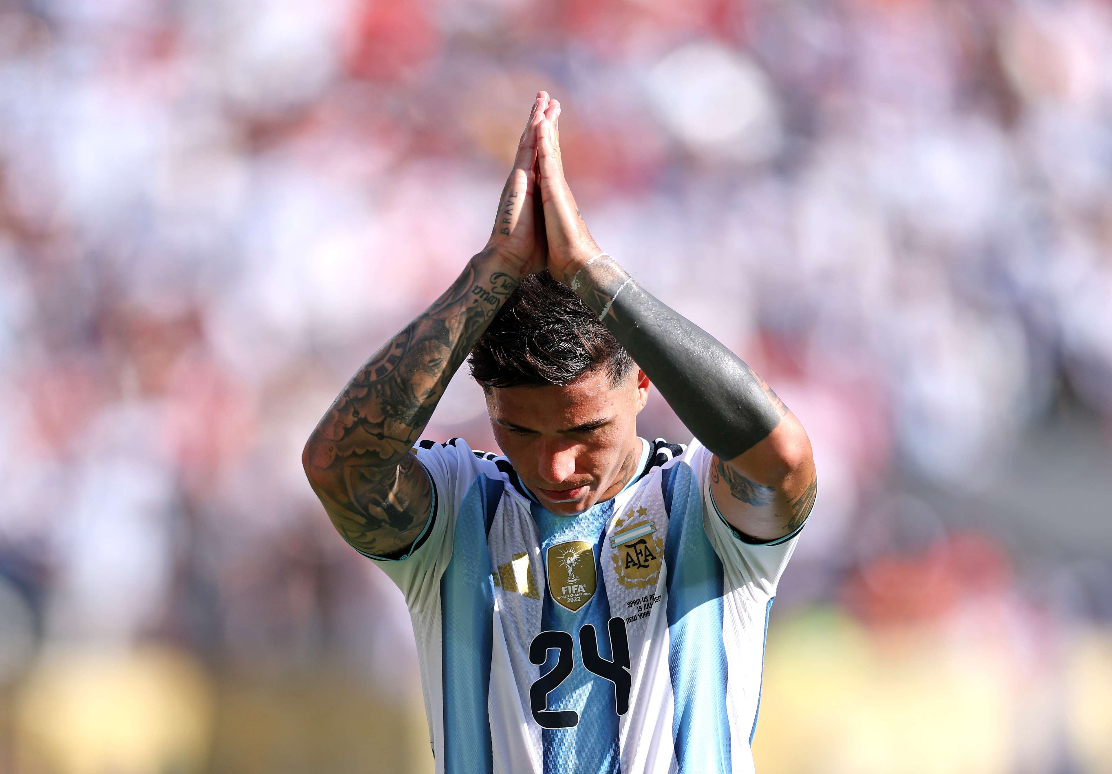 Did Not Apologise.. Enzo Fernandez Breaks His Silence After the World Cup Final Red Card  