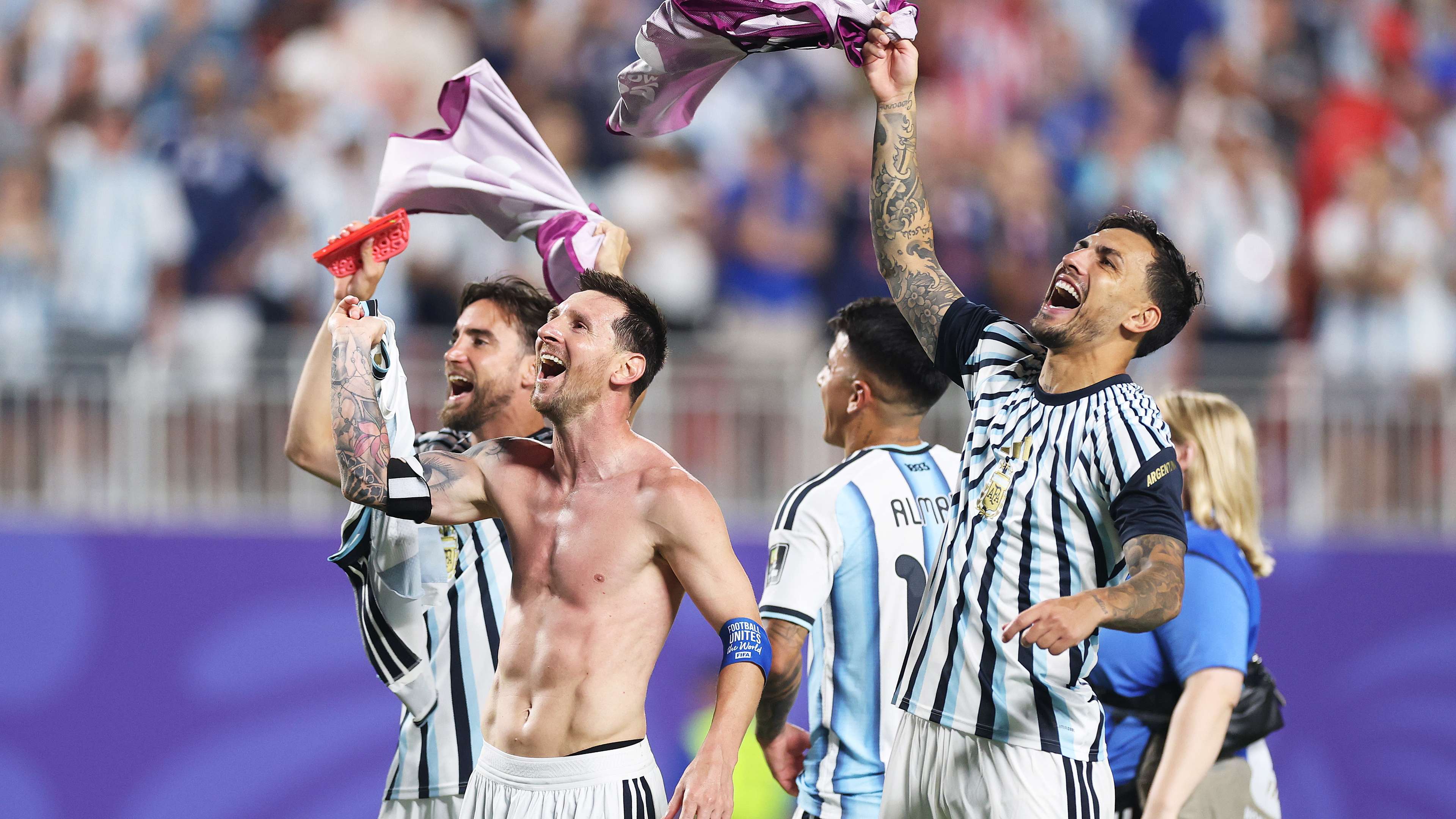 Argentina trio to Messi: words fall short before your legacy, you are the greatest in history  