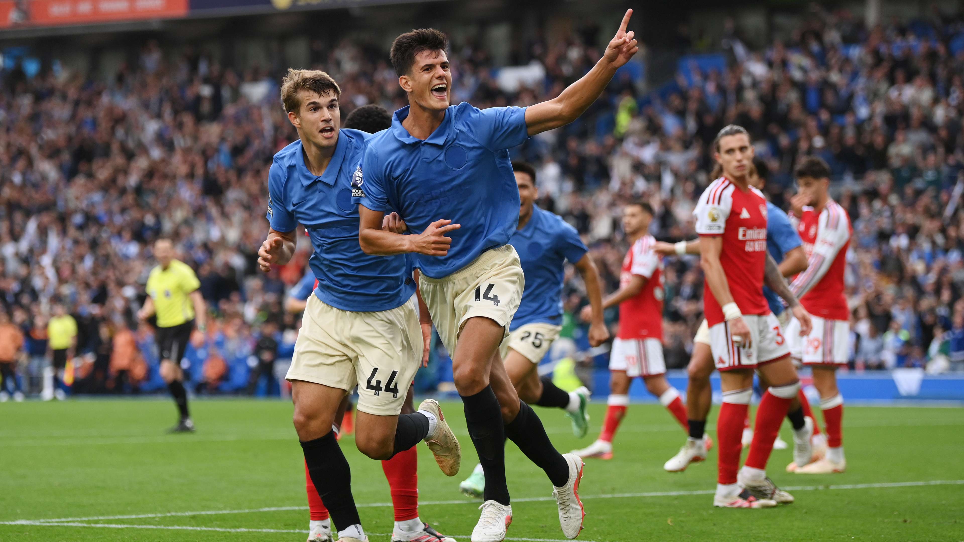 Brighton end Arsenal's perfect start with a stunning victory  