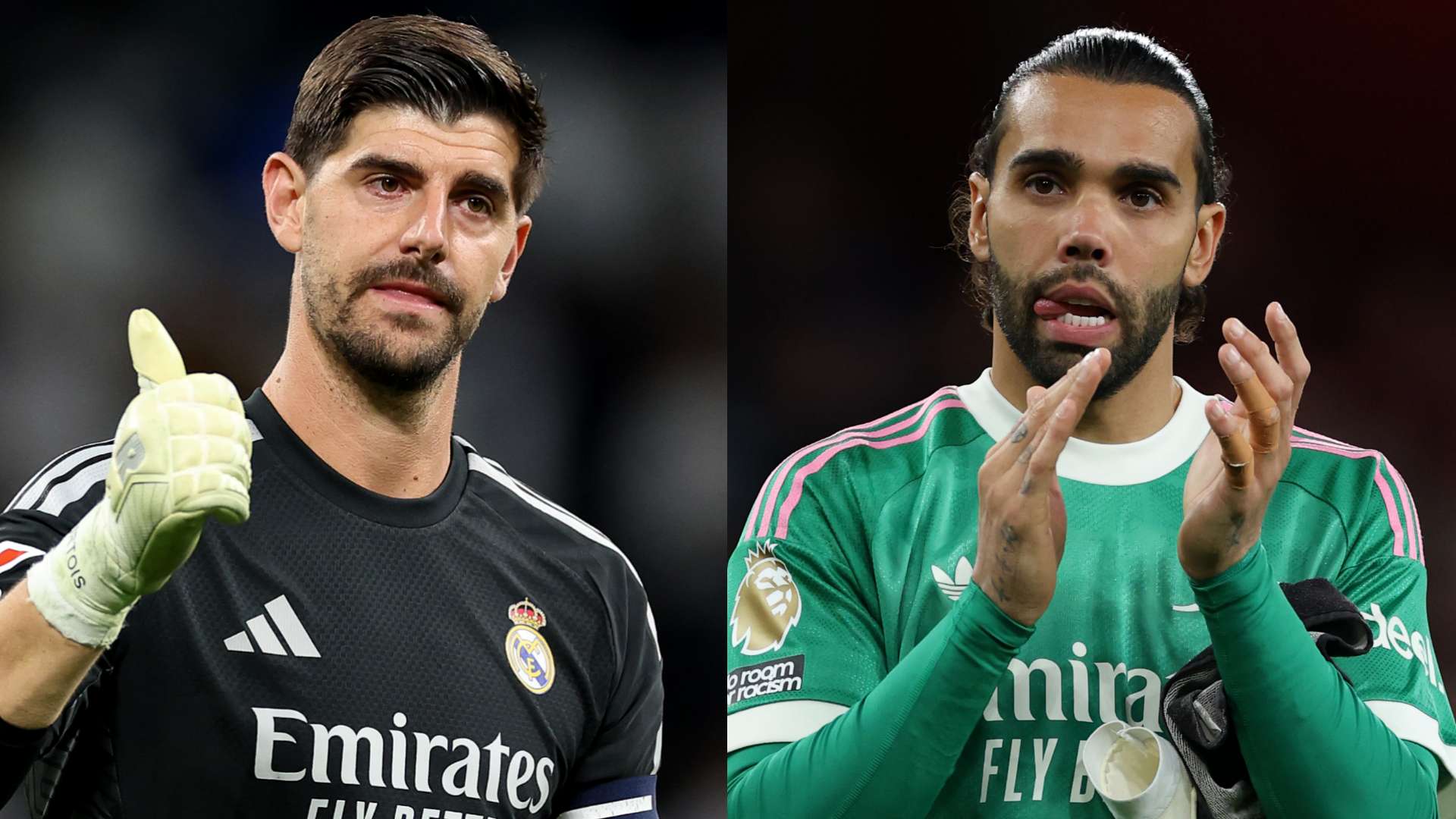 Still ‘the best’ goalkeeper? Courtois ranked against Raya & Co  