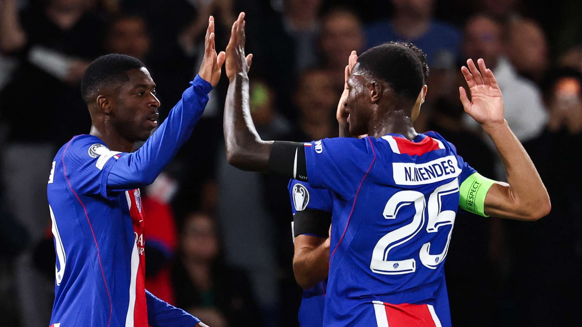 PSG stars Dembele & Mendes to miss Mans clash  