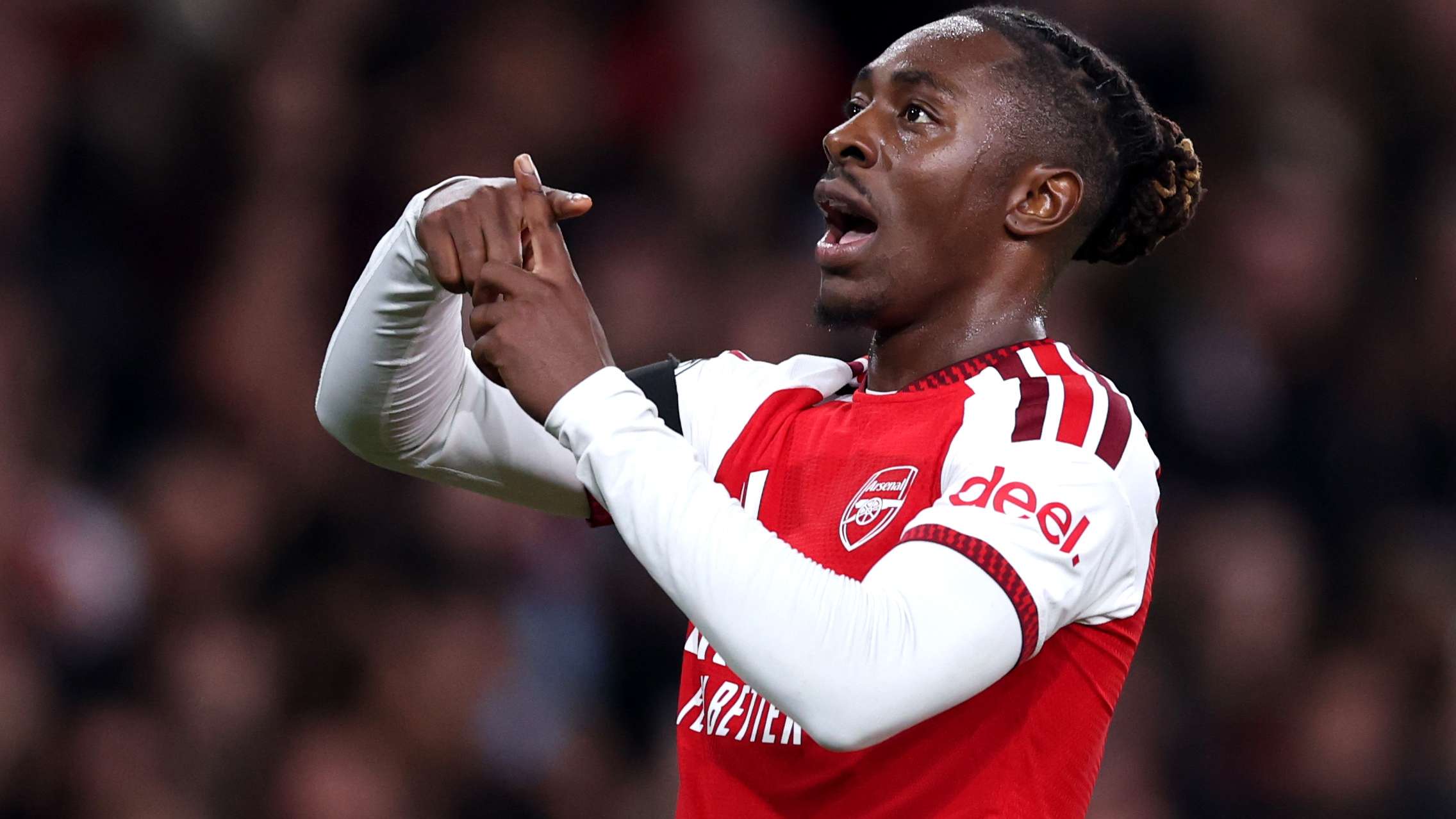Eze reveals Arteta's half-time message after Arsenal beat Lille  
