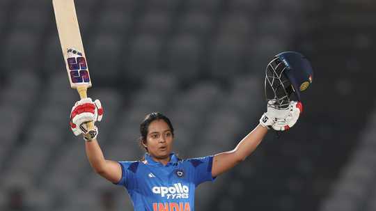 Shree Charani, Pratika Rawal fire India to comfortable win in opener  