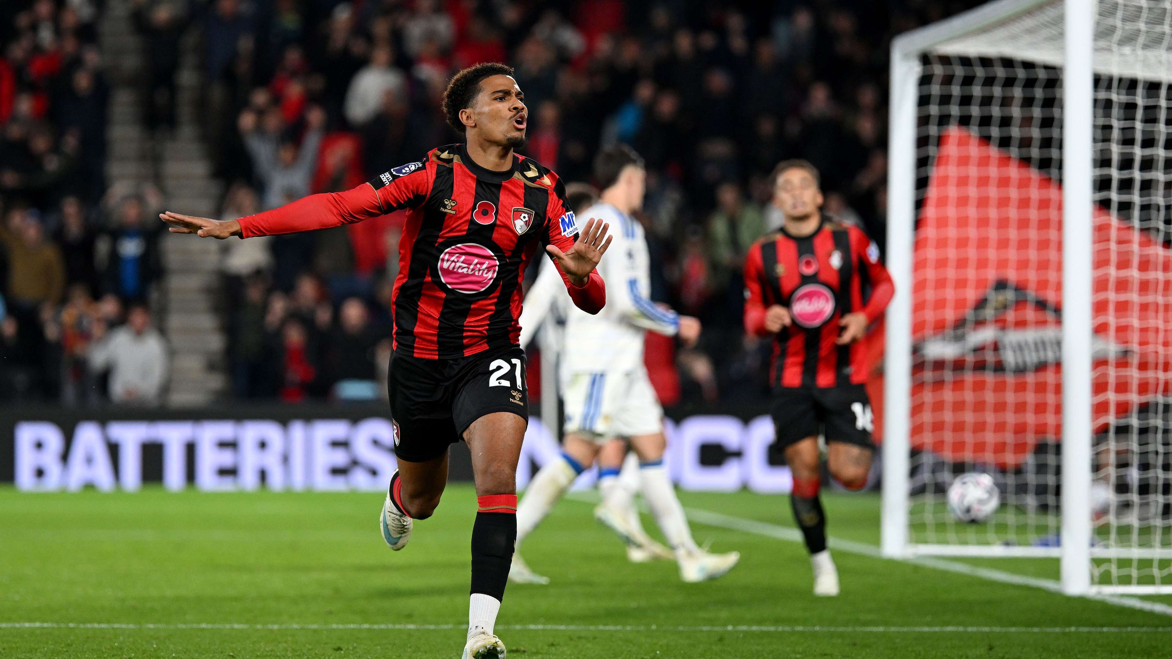With the coup de grâce: Amine Adli makes his first mark in the Premier League this season  