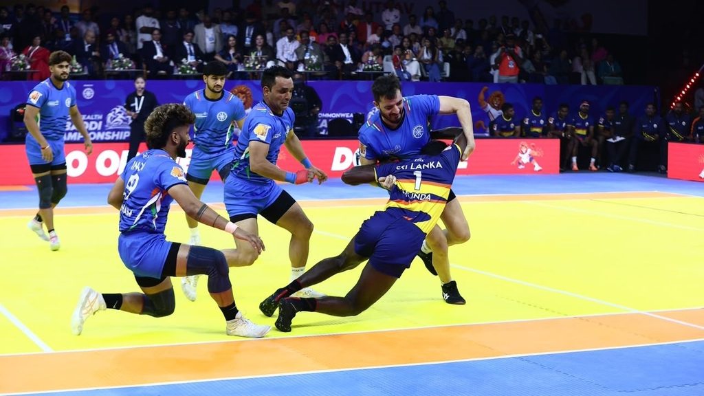 India complete Commonwealth Kabaddi double with commanding men’s final win over Sri Lanka  